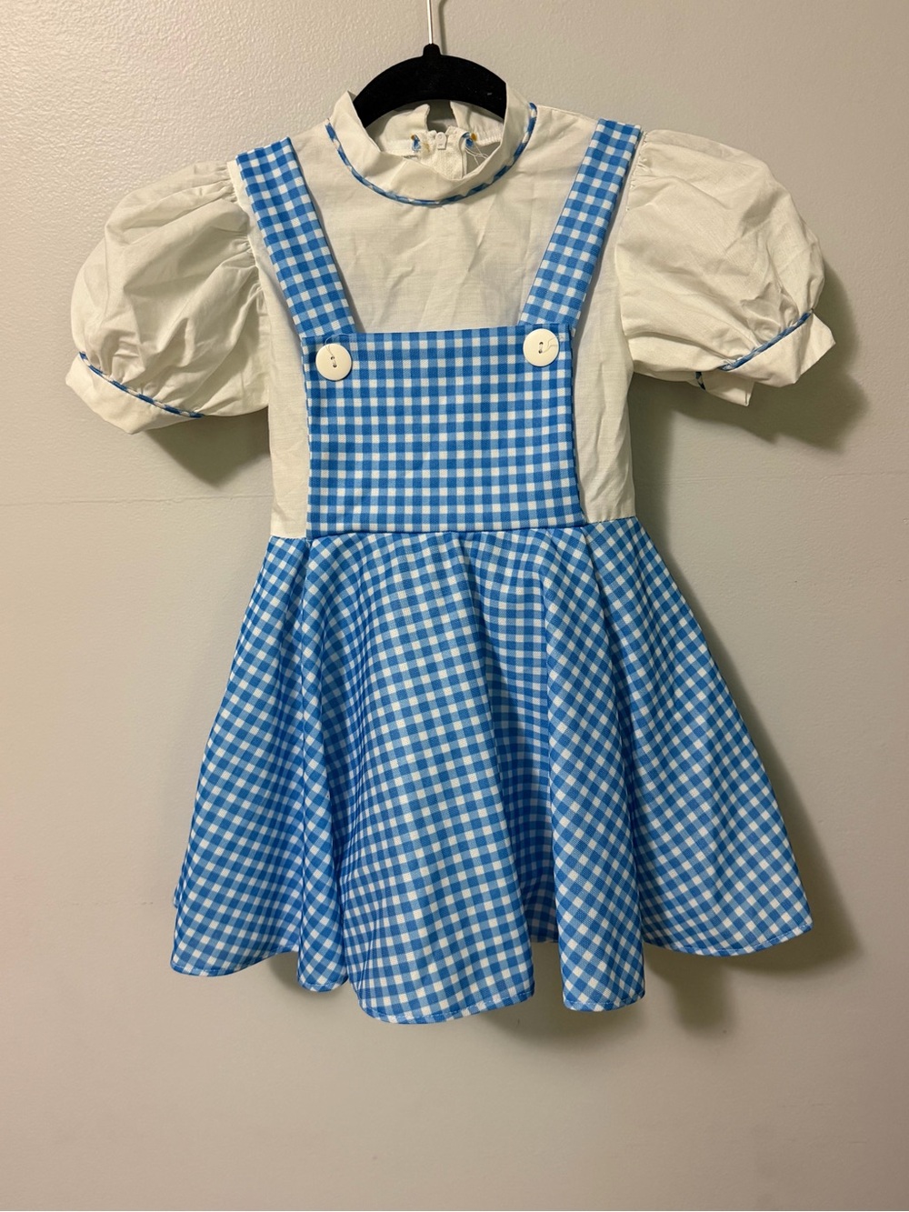 Vintage 2001 Rubies Wizard Of Oz Dorothy Costume Child Small Blue Gingham Dress